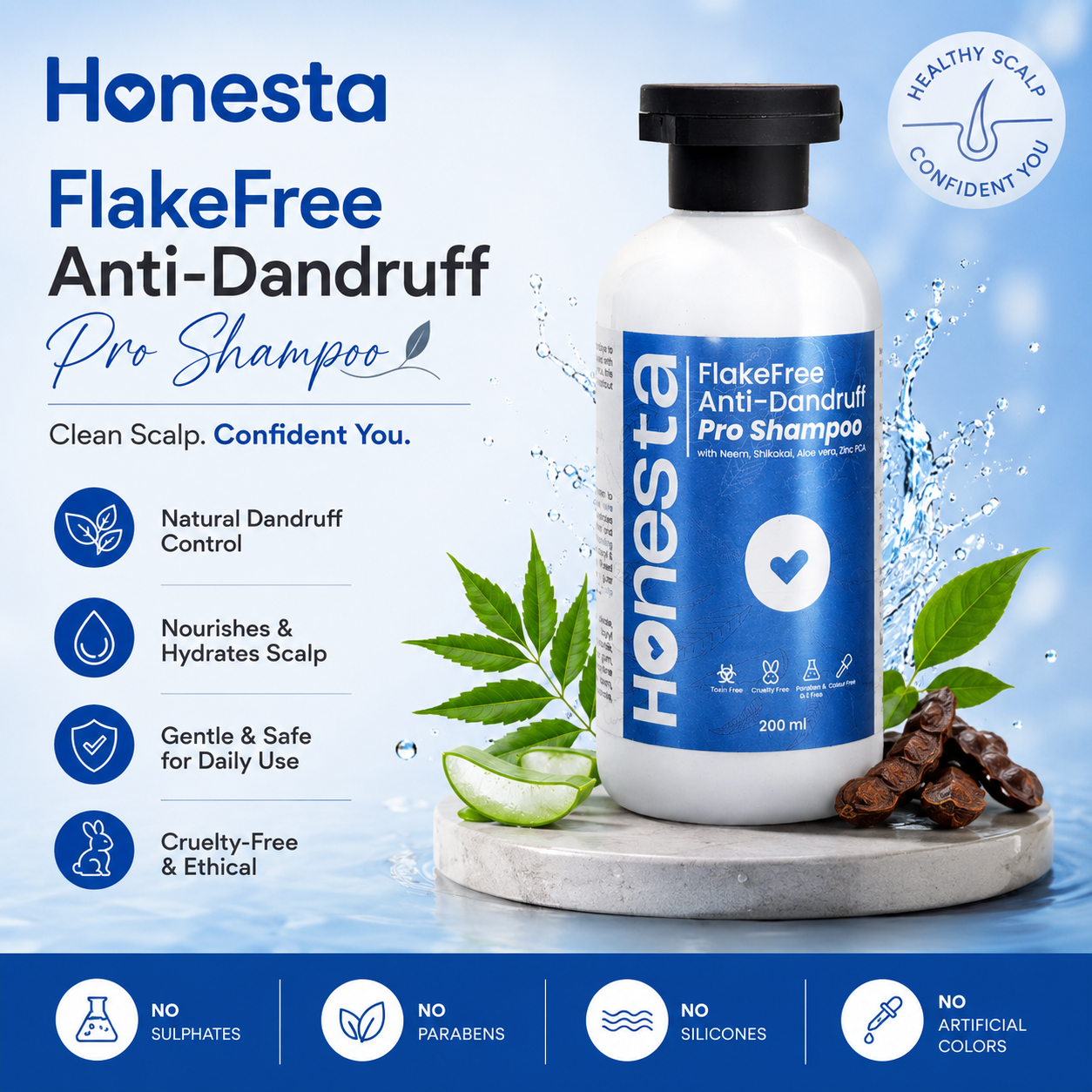 Honesta FlakeFree Shampoo - Image 4